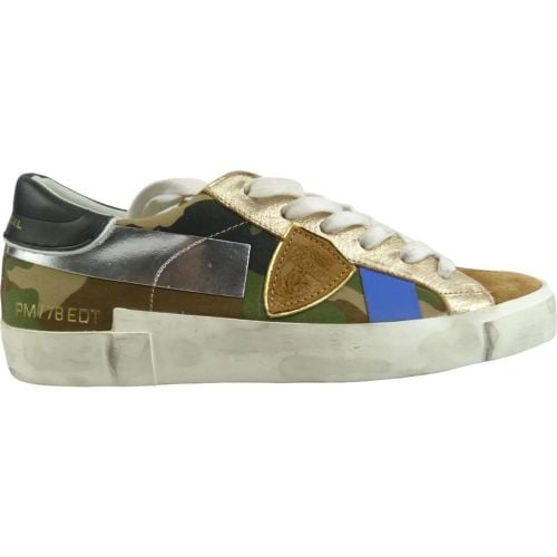 Low-Top Sneaker - Sneakers Prsx Camo - Gr. 37 (EU) - in - für Damen - Philippe Model - Modalova