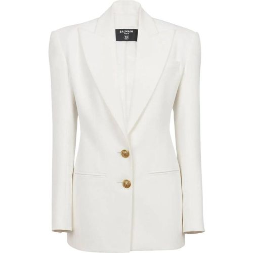 Jackets White - Größe 40 - Balmain - Modalova