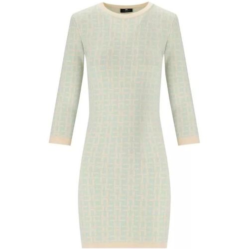 Butter Acqua Monogram Knitted Dress - Größe 42 - Elisabetta Franchi - Modalova