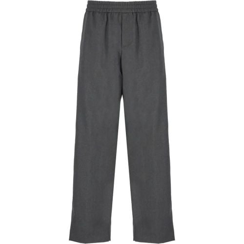 Grey Wool Pants For Men - Größe 48 - Golden Goose - Modalova