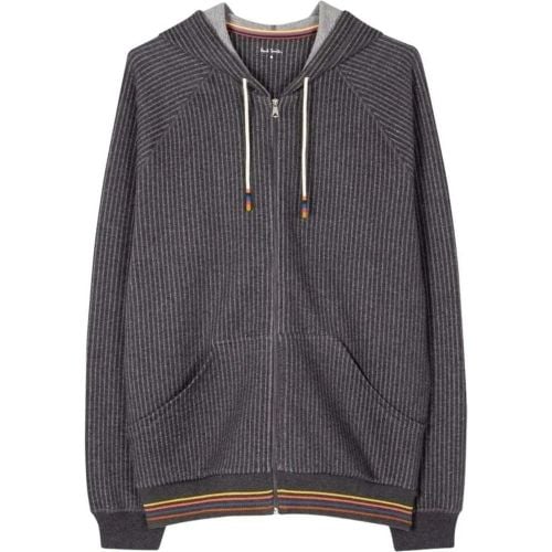 Hoodie Home Gris ray� Bord bas ray� M1A 500 NU - Größe XXL - Paul Smith - Modalova