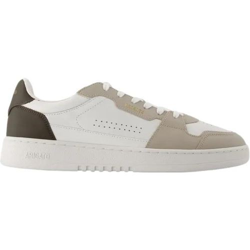 Low-Top Sneaker - Dice Lo Sneakers - Leather - White/Dark Brown - Gr. 40 (EU) - in - für Damen - Axel Arigato - Modalova