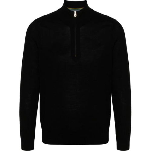 Black Cotton Sweater - Größe XXL - schwarz - Paul Smith - Modalova