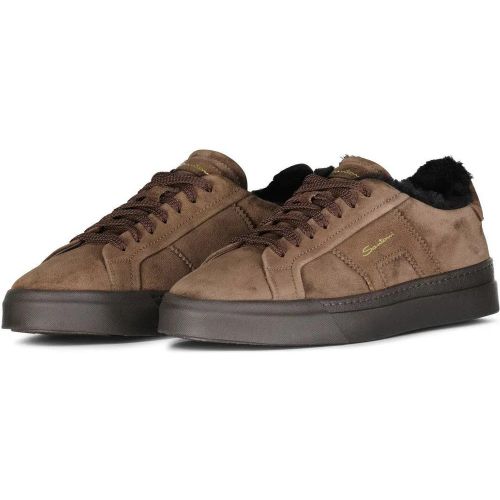 Low-Top Sneaker - Sneaker aus Veloursleder - Gr. 41 (EU) - in - für Damen - Santoni - Modalova