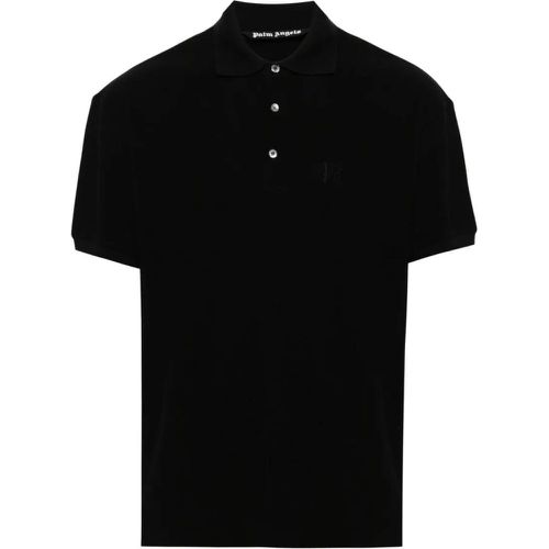 Short-Sleeved Polo Shirt - Größe L - Palm Angels - Modalova