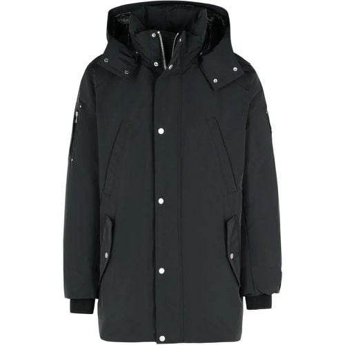 Granite Peak' Black Polyester Parka - Größe L - Moose Knuckles - Modalova