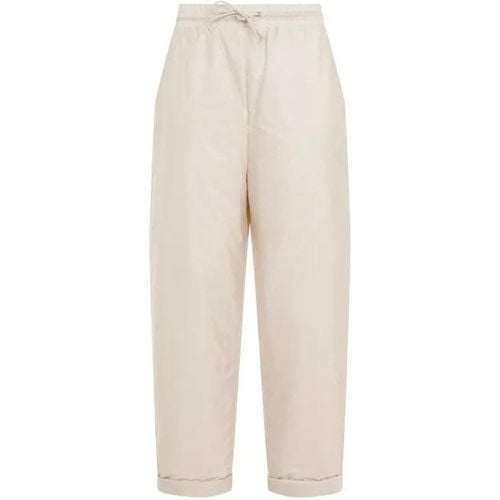 Cream Polyamide Pants - Größe 40 - Prada - Modalova