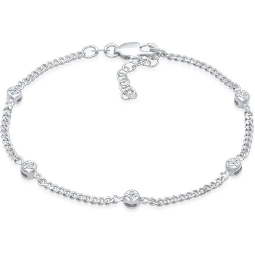 Armbänder - Armband Diamant Elegant Klassik (0.075 ct) 925er S - Gr. 16 CM - in Silber - für Damen - Elli - Modalova