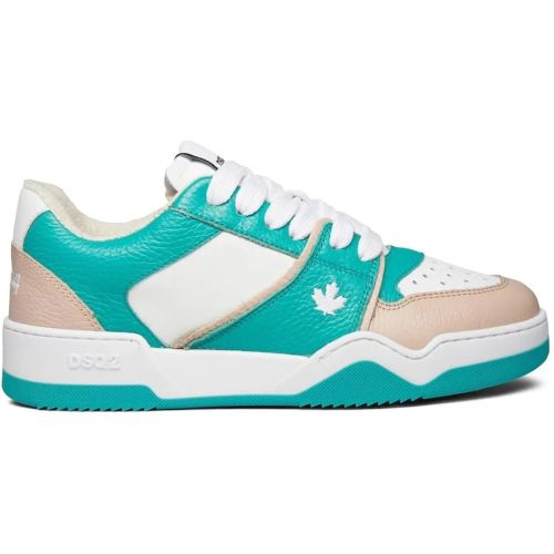 Low-Top Sneaker - Spiker Leaf Logo Sneakers - Gr. 38 (EU) - in - für Damen - Dsquared2 - Modalova