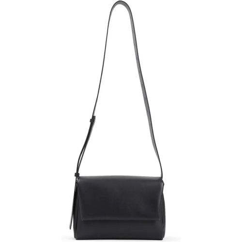 Crossbody Bags - Black Calf Leather Folded Messenger Bag - Gr. unisize - in - für Damen - Jil Sander - Modalova