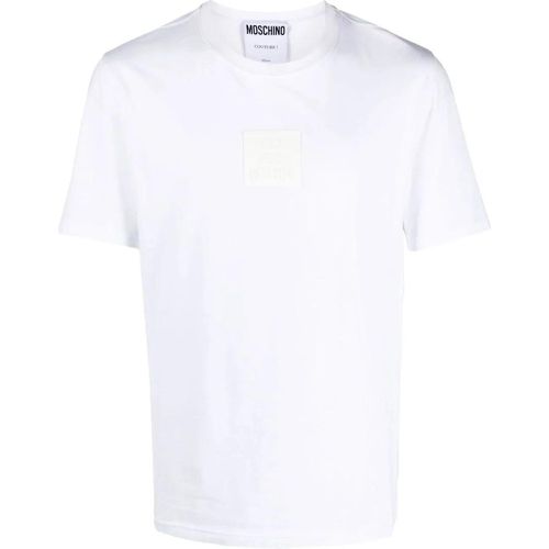 T-shirts and Polos White - Größe 50 - Moschino - Modalova