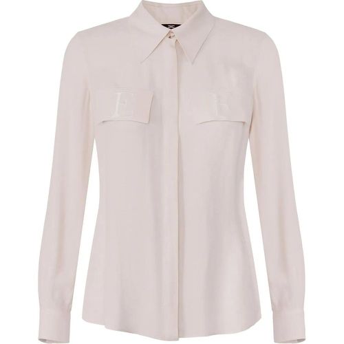 Shirts White - Größe 40 - Elisabetta Franchi - Modalova