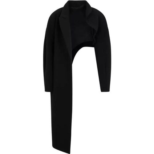 Around Half Noir Polyamide Coat - Größe 38 - alaia - Modalova