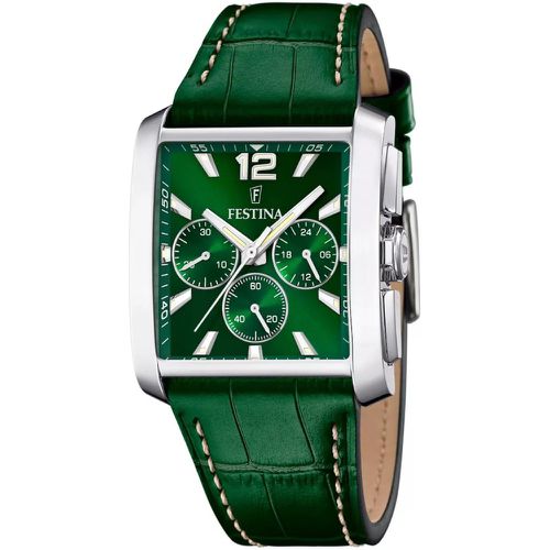 Uhren - Timeless Chrono herren Uhr Grün F20636/3 - Gr. unisize - in Grau - für Damen - Festina - Modalova