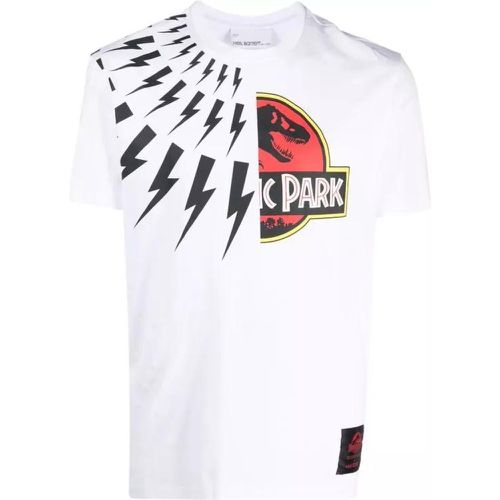 T-Shirt "Jurassic Park" White - Größe M - white - Neil Barrett - Modalova