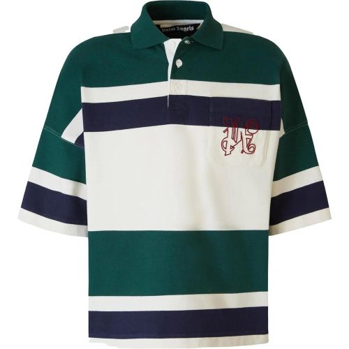 Rugby Monogram Polo - Größe L - Palm Angels - Modalova