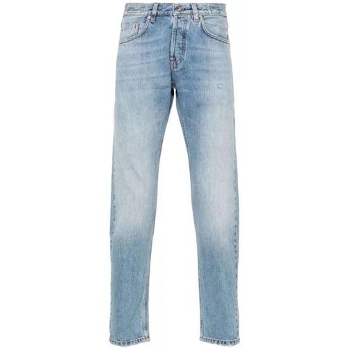 Distressed Tapered-Leg Denim Jeans - Größe 32 - Eleventy - Modalova