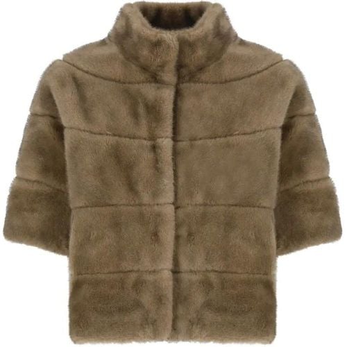 Syntetic Fur Coat - Größe M - Betta Corradi - Modalova