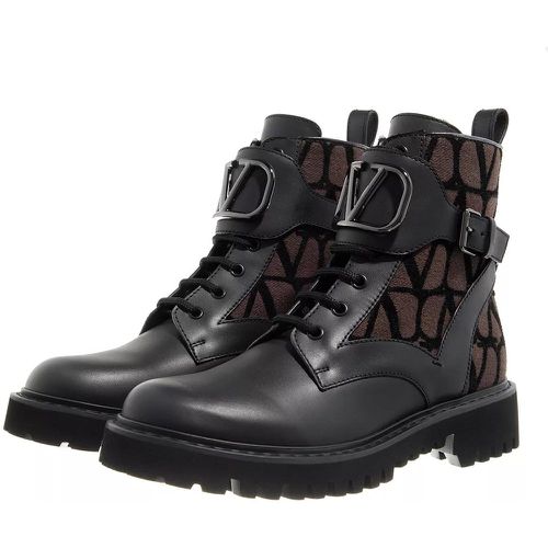 Boots & Stiefeletten - Leather Lace-Up Boots - Gr. 38,5 (EU) - in - für Damen - Valentino Garavani - Modalova