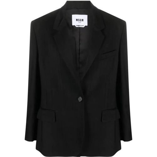 Jacket black - Größe 40 - MSGM - Modalova