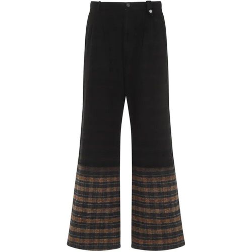 Brown Cotton Large Pants - Größe 48 - Egonlab - Modalova