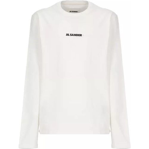 Cotton T-Shirt - Größe L - white - Jil Sander - Modalova