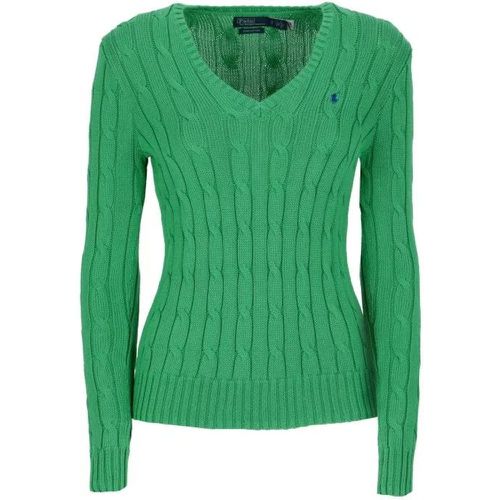 Green Cotton Sweater - Größe L - green - Polo Ralph Lauren - Modalova