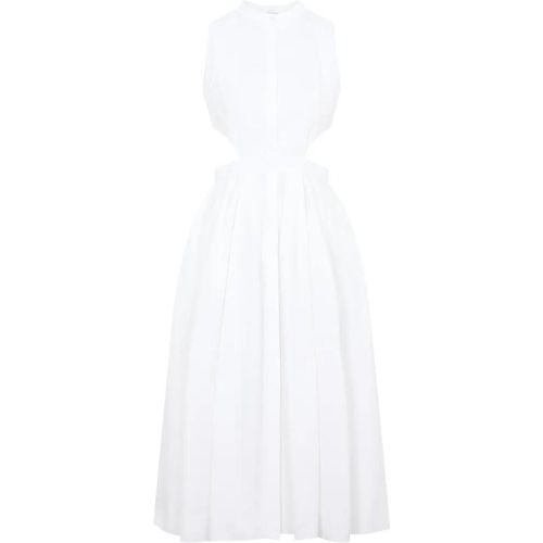 White Cotton Day Dress - Größe 42 - alexander mcqueen - Modalova