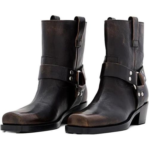 Boots & Stiefeletten - 45Mm Roxy Brushed Leather Ankle Boots - Gr. 38 (EU) - in - für Damen - Paris Texas - Modalova