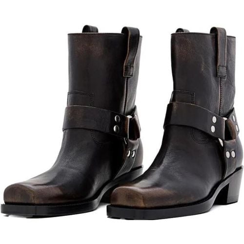 Boots & Stiefeletten - 45Mm Roxy Brushed Leather Ankle Boots - Gr. 37 (EU) - in - für Damen - Paris Texas - Modalova