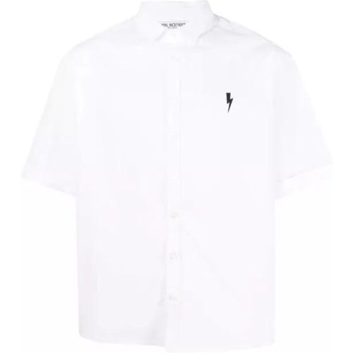 White Thunderbolt Shirt - Größe XL - white - Neil Barrett - Modalova