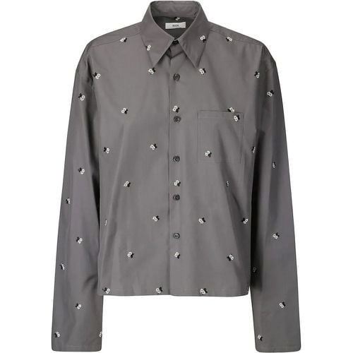 Embroidered Long Sleeve Cotton Shirt - Größe S - RIER - Modalova