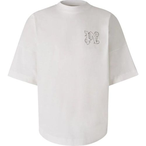 Oversize Logo T-shirt - Größe L - Palm Angels - Modalova