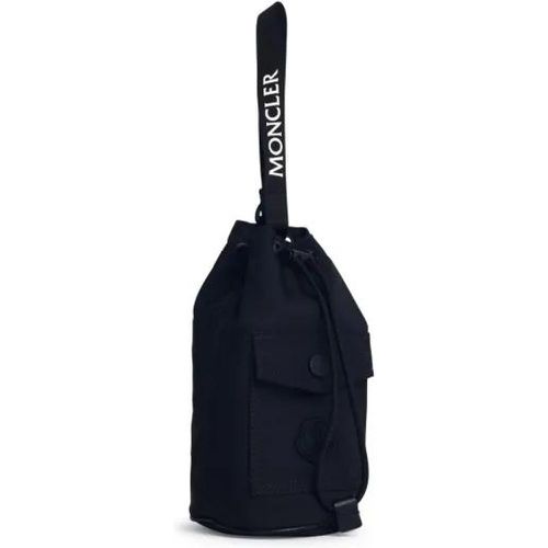 Beuteltaschen - Trick' Black Nylon Bucket Bag - Gr. unisize - in - für Damen - Moncler - Modalova