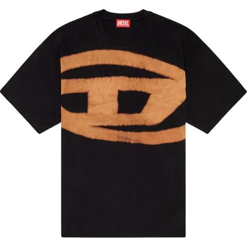 T-Boxt-Bleach T-Shirt mit Logo-Print - Größe S - black - Diesel - Modalova