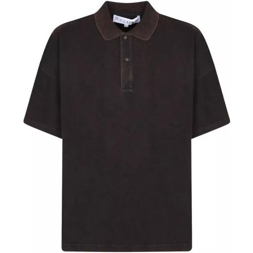 Cotton Polo Shirt - Größe L - black - J.W.Anderson - Modalova