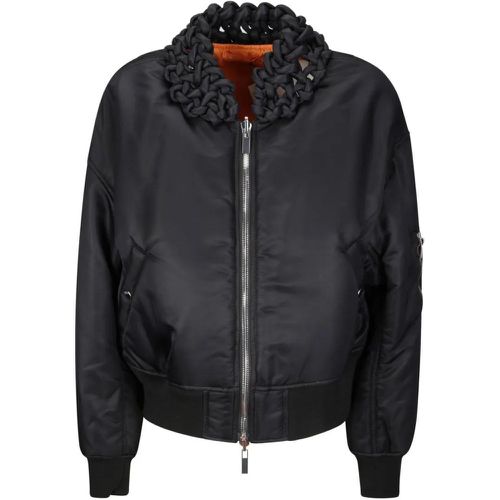 Bomber Jacket With Braided Collar - Größe S - Comme des Garcons - Modalova