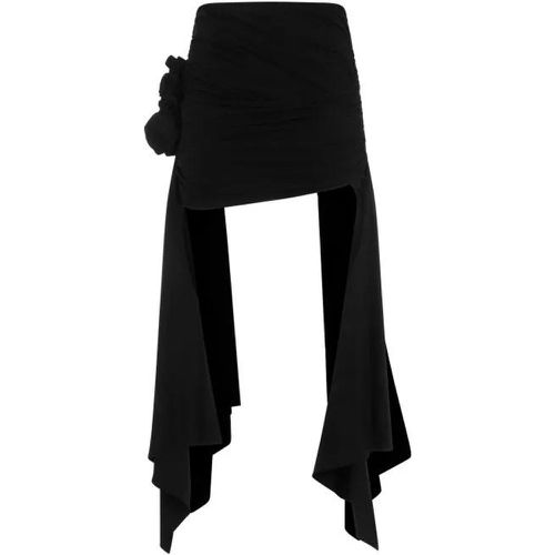 Black Viscose Mini Skirt - Größe 36 - black - Magda Butrym - Modalova