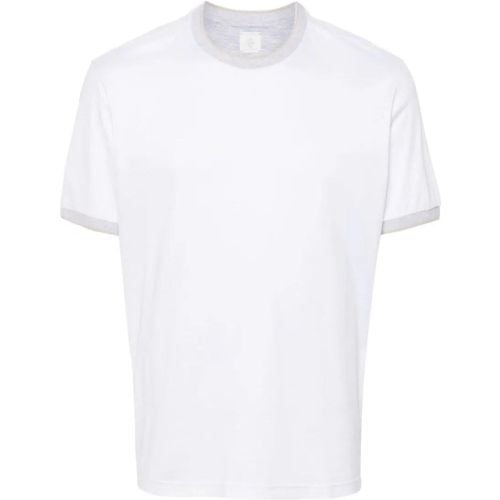 White Crewneck T-Shirt - Größe L - Eleventy - Modalova