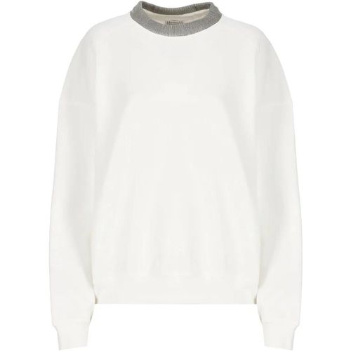 Sweatshirt With Jewel - Größe S - BRUNELLO CUCINELLI - Modalova