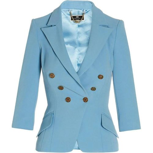 Jacket Lightblue - Größe 48 - Elisabetta Franchi - Modalova