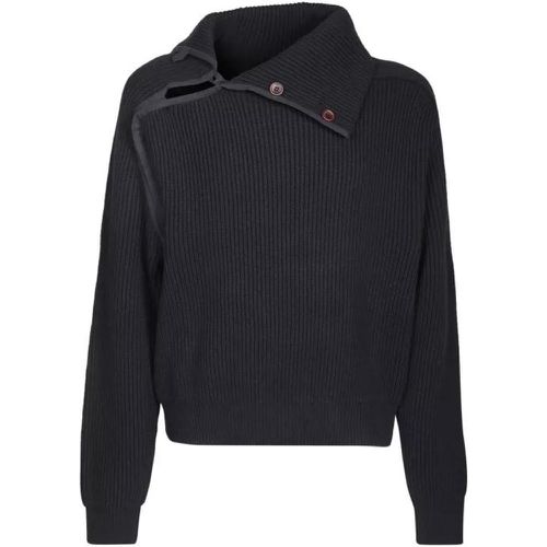 Asymmetric Knit Sweater - Größe L - schwarz - Jacquemus - Modalova