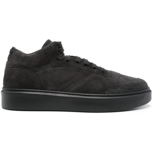 Low-Top Sneaker - Black Calf Suede Sneakers - Gr. 42,5 (EU) - in - für Damen - Doucal's - Modalova