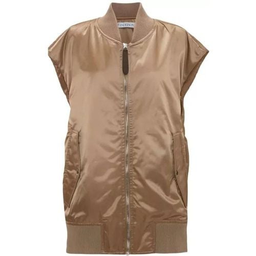 Satin-Finish Bomber Gilet - Größe M - J.W.Anderson - Modalova