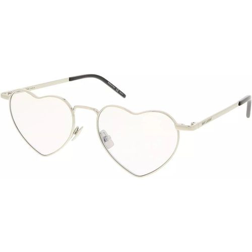 Brille - LOULOU heart-shaped acetate sunglasses - Gr. unisize - in Mehrfarbig - für Damen - Saint Laurent - Modalova