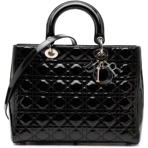 Hobo Bags - Large Patent Cannage Lady Dior - Gr. unisize - in - für Damen - Christian Dior - Modalova