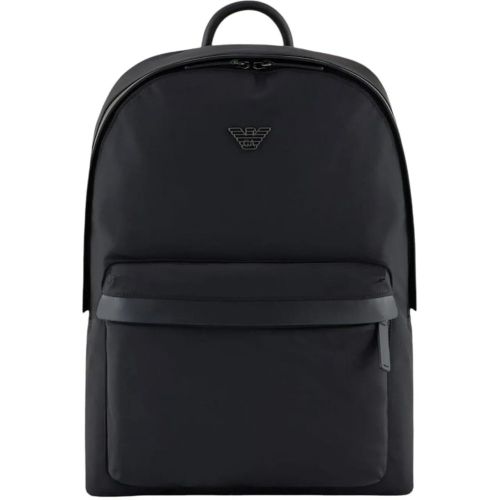 Rucksäcke - Black Nylon Backpack - Gr. unisize - in - für Damen - Emporio Armani - Modalova