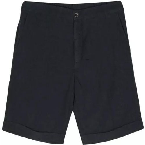 Blue Linen Bermuda Shorts - Größe 52 - blue - PESERICO - Modalova