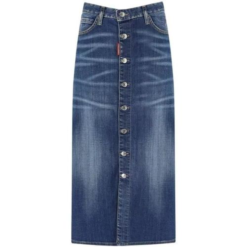 Blue Denim Long Skirt - Größe 40 - blue - Dsquared2 - Modalova
