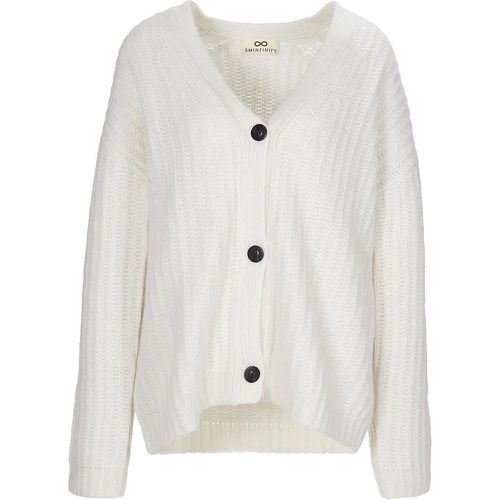 Blurry Ribbed Cardigan - Größe M/L - Sminfinity - Modalova